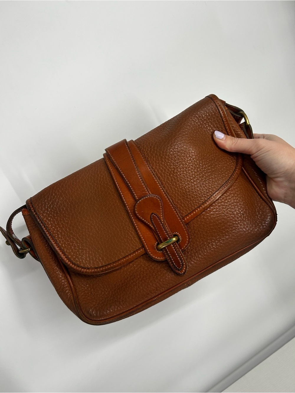 1990s Dooney and Bourke Equestrian shoulder bag, made in the usa Vintage